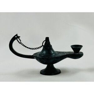 Vintage Mini Aladdin Lamp Genie Arabian Nights Magic Lamp Home Decor Display